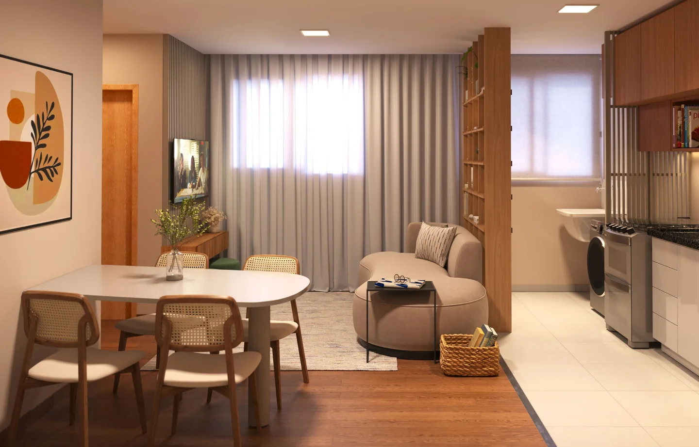 Living · Planta Tipo 1